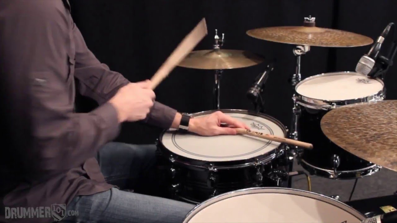 Fun cross stick groove drum lesson YouTube