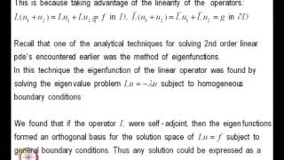 Mod-01 Lec-36 Orthogonal Basis Functions for Solving PDE's