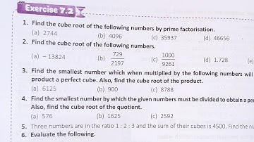 Smart maths class 8 chapter 7 ex 7.2 | schand 