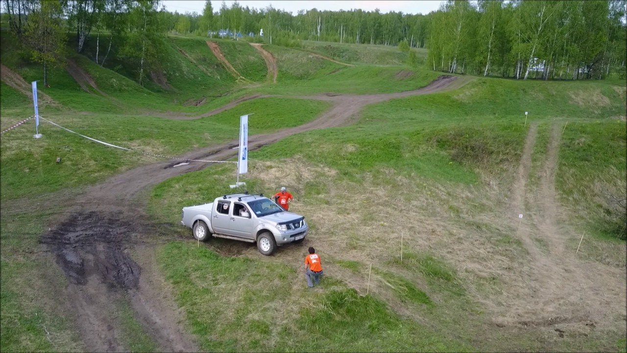 Nissan Navara at trial challenge Ниссан Навара на джип-триале Трофи-лайф 20.05.2017