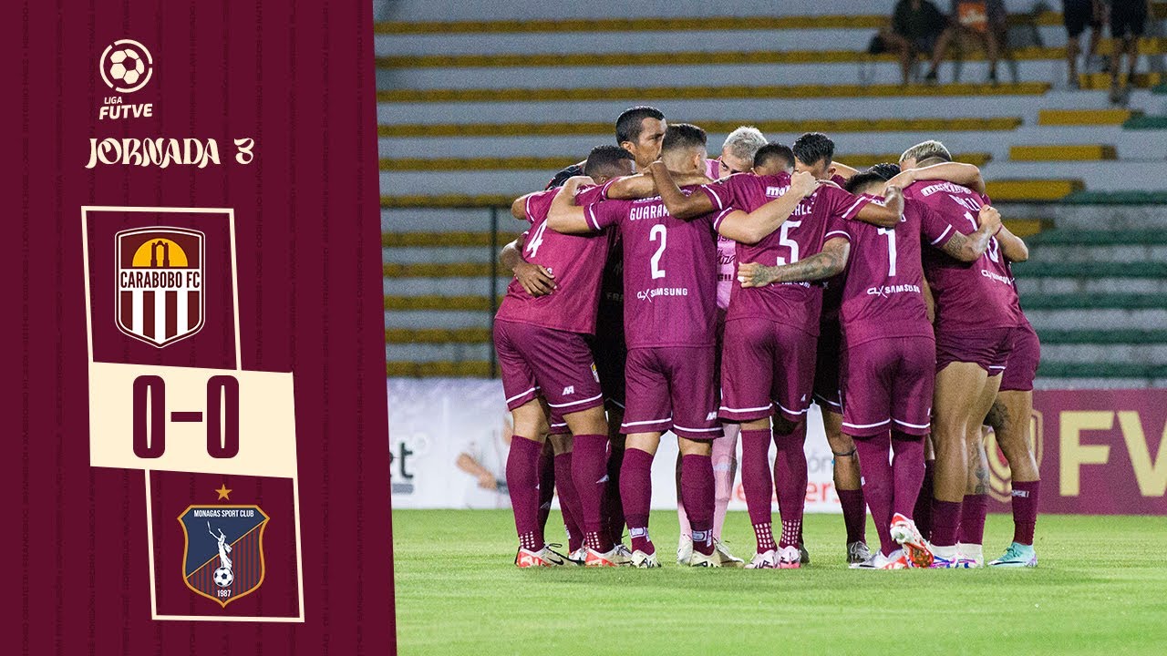 RESUMEN JORNADA 3 | Carabobo FC 0-0 Monagas SC | Torneo Clausura| Liga ...