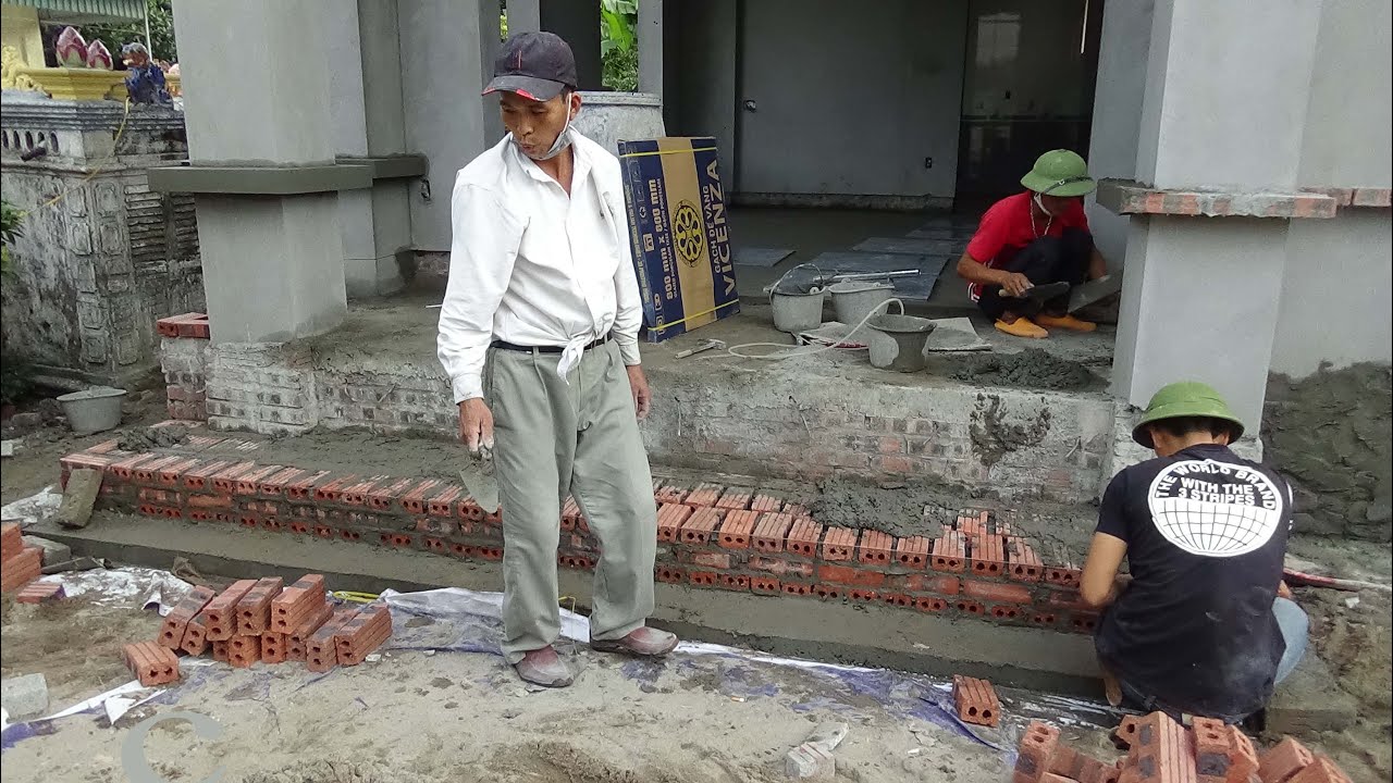 Cách xây bậc tam cấp đúng tiêu chuẩn tránh lún... - youtube