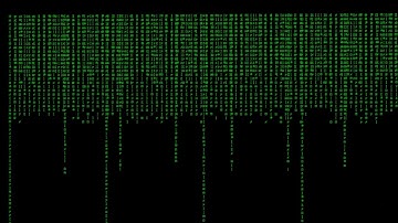 Matrix Code - Created using Blender Geometry Nodes