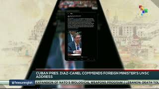 Cuban pres. Diaz-Canel commends Foreign Minister's UNSC address