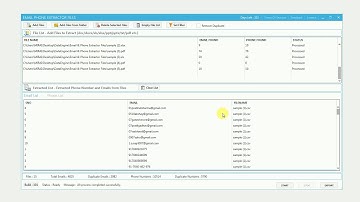 Email Phone Extractor Files