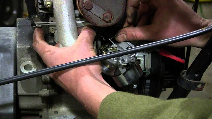 Carb replacement on an MTD snowblower