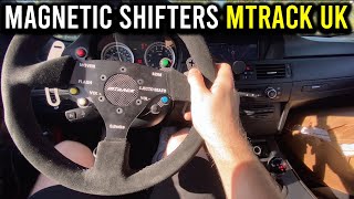 MTrack steering wheel on my E90 M3 (Magnetic clicks)