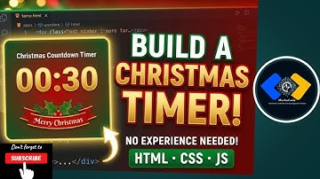 Coding for Absolute Beginners: Build a Christmas Countdown Timer! 🎄