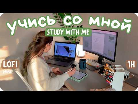Учись со мной в реальном времени / REAL TIME study with me (lofi music)