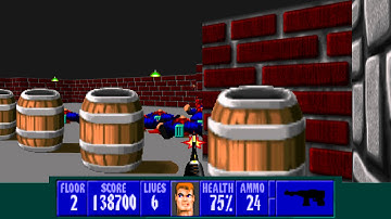 Wolfenstein 3D TC for ZDoom - E5L2 - All Secrets - I Am a Death Incarnate