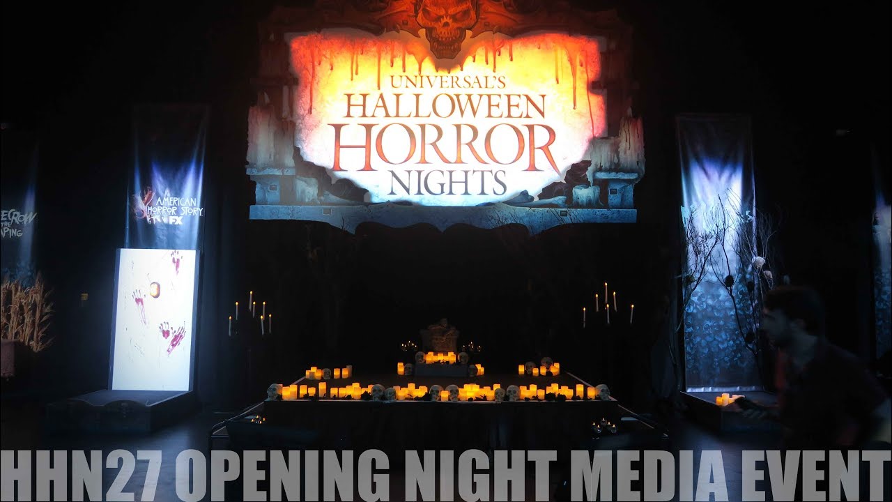 Opening Night Halloween Horror Nights 27 Universal Orlando Media Event