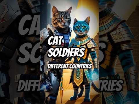 Cat soldiers in