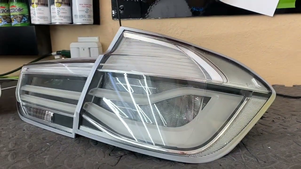 All Clear OEM BMW F30 tail lights YouTube