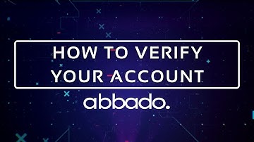 How To Verify Your Account On Abbado?