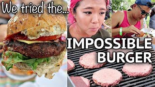LIFELONG VEGETARIAN TRIES IMPOSSIBLE BURGER // Toronto Vegan Food & Drink Fest.