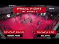 Final fight of the tfc event 2 sanda lpf riga latvia vs psycho fans chorzow poland