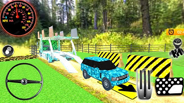 Army Vehicle Transporter Truck Simulator Game Play Video.[Android Gameplay]