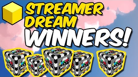 50 Streamer Dream Code WINNERS!