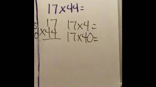 Mrs. Shreve 4th Grade Math Class- Multiplying by using the Standard Algorithm