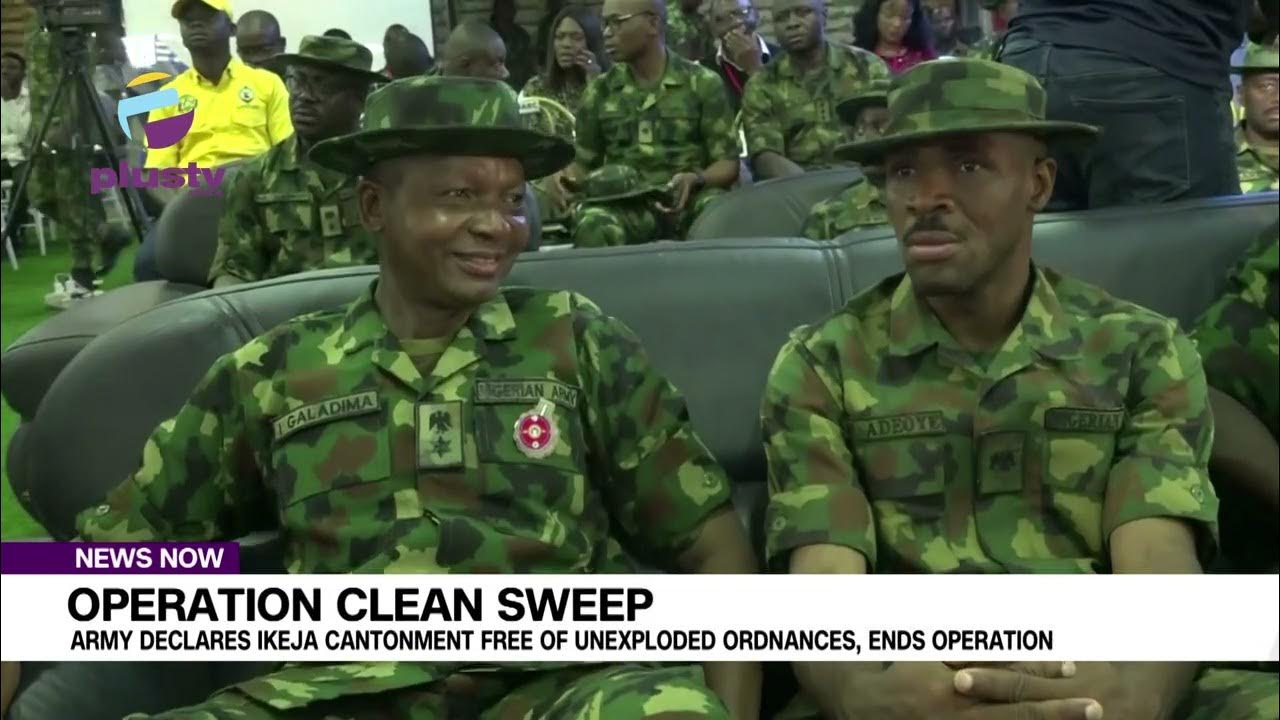 Operation Clean Sweep Army Declares Ikeja Cantonment Free Of