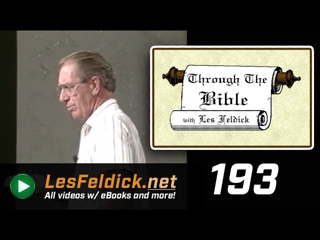 [ 193 ] Les Feldick [ Book 17 - Lesson 1 - Part 1 ] Acts Chapter 1:6-11