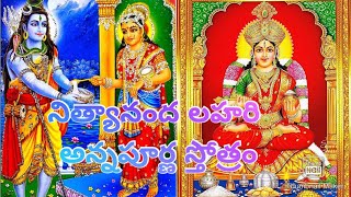 అన్నపూర్ణ స్తోత్రం- నిత్యానంద లహరి#devotional #trending#viralvideo