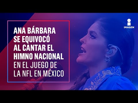 ¡Ana Bárbara lo volvió a hacer! Se equivoca al cantar el Himno Nacional | Noticias con Paco Zea