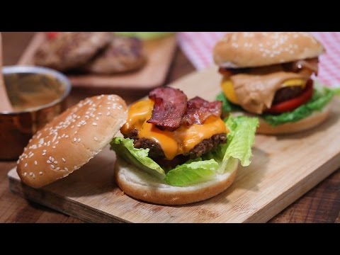 花生漢堡排食譜|保證美味多汁的調味法【COOKY西式料理】Juicy Hamburger Patty