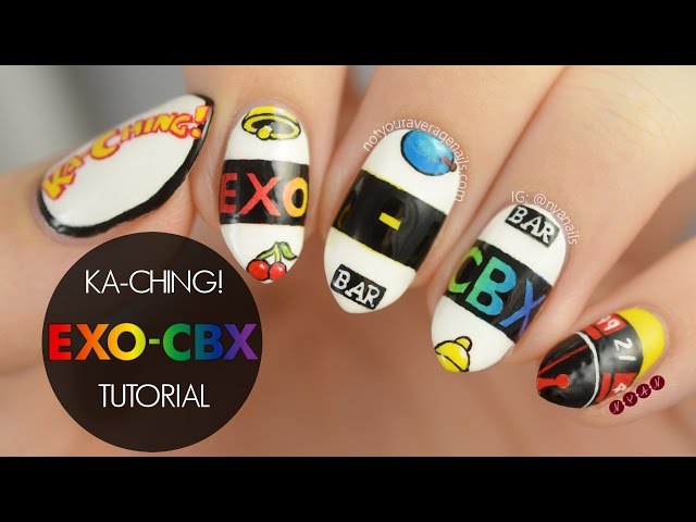 Exo nail art obsession | Nail art, Nail designs, K pop nails