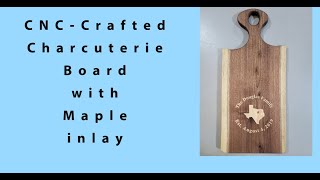 CNC-Crafted Charcuterie Board with Maple inlay: Perfectly Sliced and Diced for Your Next Gathering by The Woodworking Hack 631 views 1 year ago 10 minutes, 14 seconds