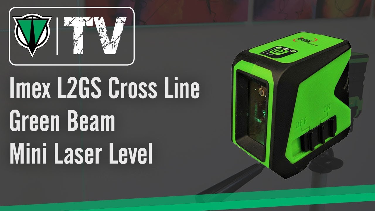 Imex L2GS Cross Line Green Beam Mini Laser Level - YouTube
