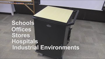 36-Device AC Charging Station Cart for Chromebooks and Laptops