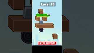 Snack Puzzle Level 15 — Tricky Floating Block Challenge 🧱🐍 | Smart Snake Puzzle Gameplay screenshot 5