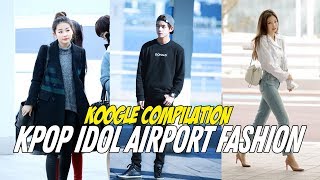 K-Pop idols looking FINE with their airport fashion | KPOP COMPILATION