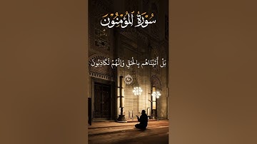 ياسر الدوسري سورة المؤمنون | #راحة_نفسية #قران_كريم #آيات #ياسر_الدوسري #صوت_جميل #المؤمنون #