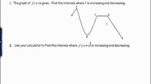2.2 2.3 Graphs with Increasing Decreasing Semester 2