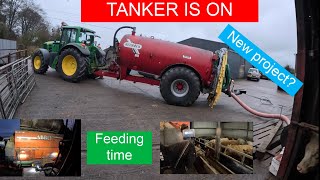 MOVING SLURRY, SILAGE ISSUE, FEEDING, AN EYE ISSUE AND THE NEXT PROJECT