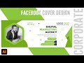 Corporate Facebook Cover Design in Adobe Illustrator | Graphic School