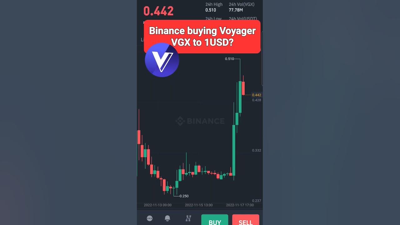 Binance buying voyager VGX coin? shorts voyager VGX vgxcoin 