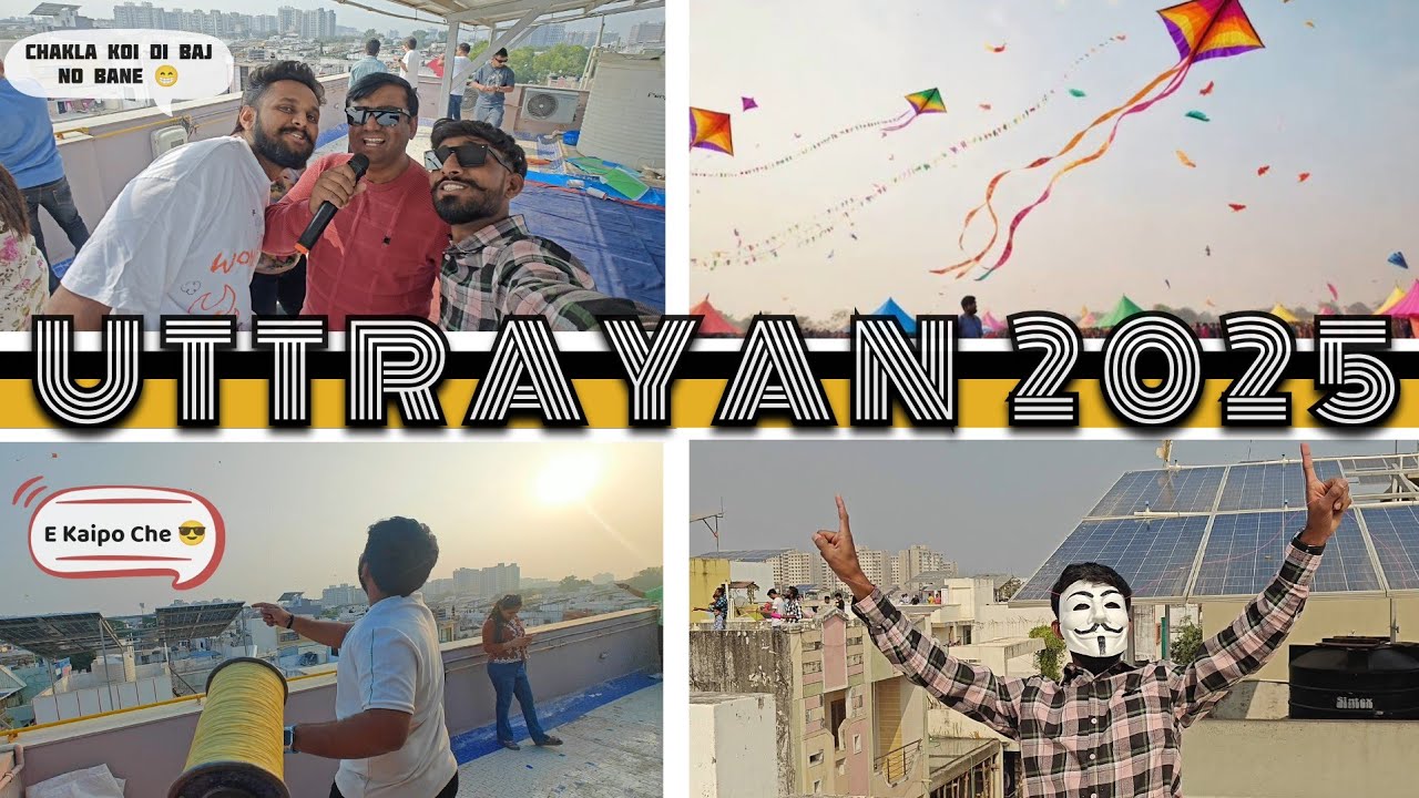 UTTRAYAN 2025 🪁 || 12 HRS KITE FLYING CHALLENGE 😱 || KITE FESTIVAL