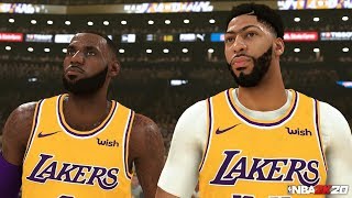 NBA 2K20 1st Screenshot LeBron James, Anthony Davis!