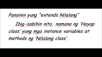Java Tutorial Tagalog 17 Inheritance