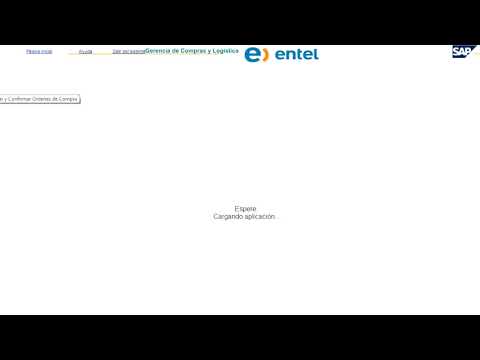 Uso de Portal Entel Compras - Proveedor