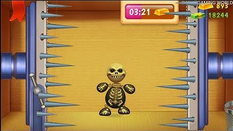 Skeleton Buddy in Vise | Kick The Buddy | Gameplay Walkthrough #kickthebuddy #thebuddy