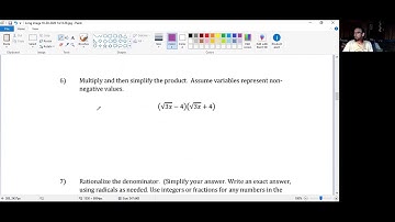 Use the Difference of Squares to Multiply Conjugate Radical Expressions