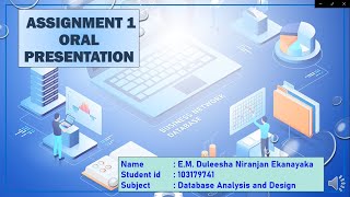 Oral Presentation ER Diagram & SQL