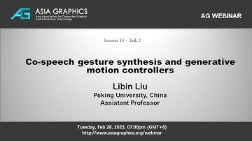Libin Liu -- Co-speech gesture synthesis and generative motion controllers