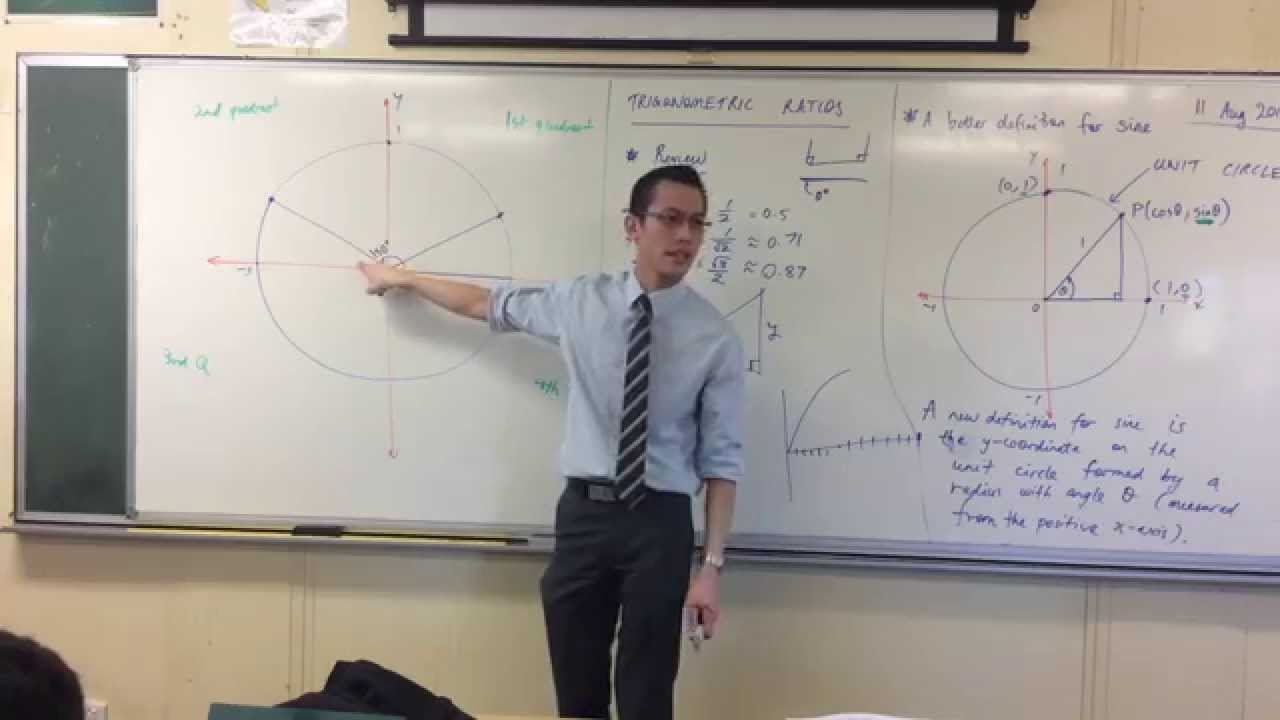 Redefining Sine (3 of 3: Angles Greater Than 90°)