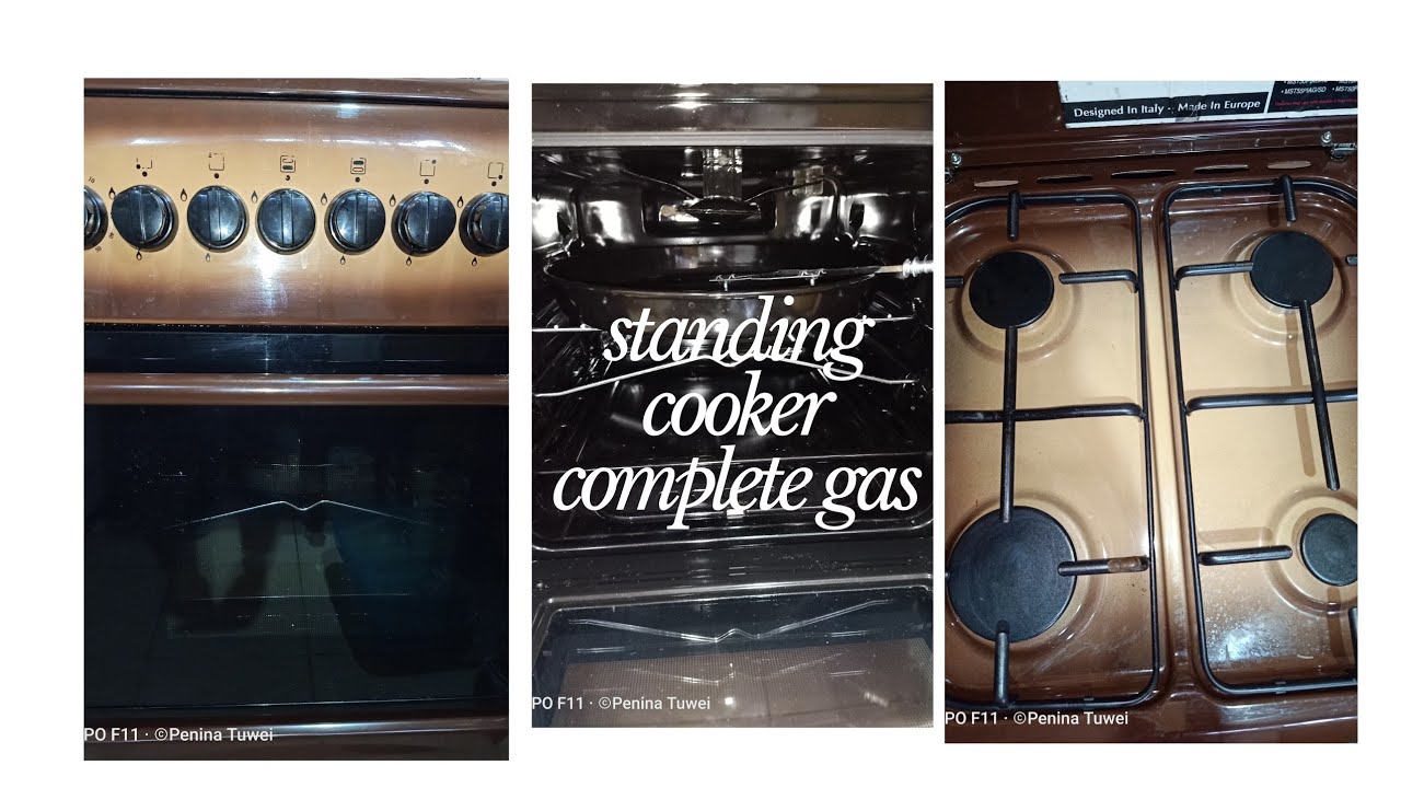 How I use a standing cooker complete gas oven YouTube