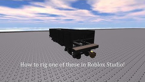 How to rig rolling stock with trucks in Roblox Studio